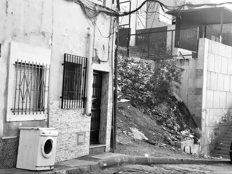 La Chanca street washing machine